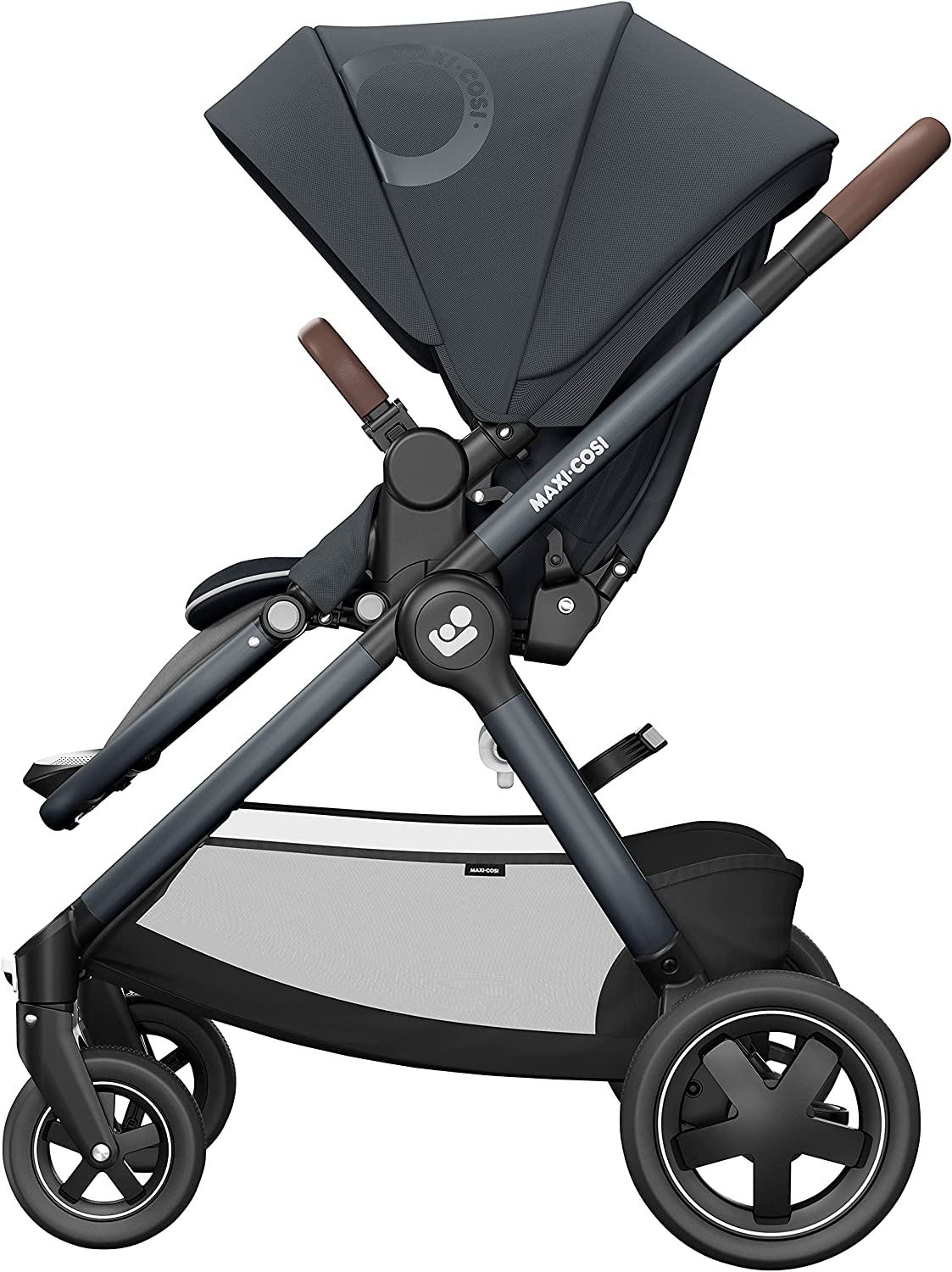 Maxi-Cosi Adorra2, Poussette Bébé, Poussette Confort, De la Naissance à 4 Ans, 0-22 kg, Essential Graphite