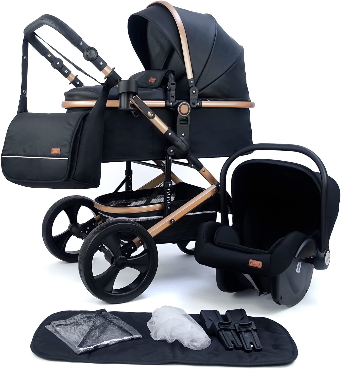 Pixini Poussette 3 En 1 KALANI Trio Enfant Si ge Auto Accessoires 